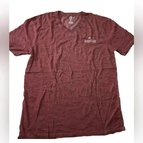 Jo Ann’s Red Bahamas Paradise Island V Neck T Shirt Size XXL 2XL - Picture 1 of 3